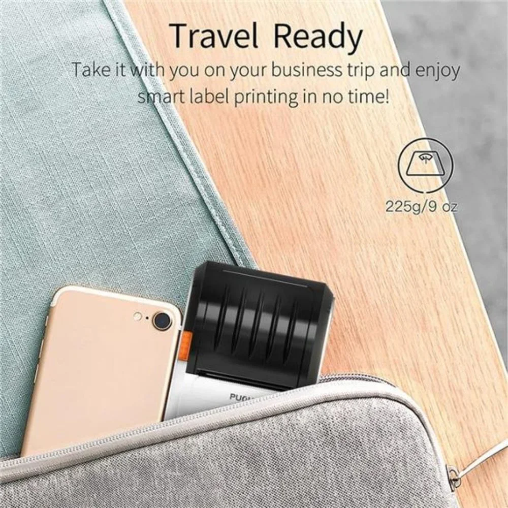 Label Maker | Portable Bluetooth Label Printer Q00 with Rechargeable Battery